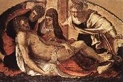 TINTORETTO, Jacopo The Deposition ar oil painting on canvas